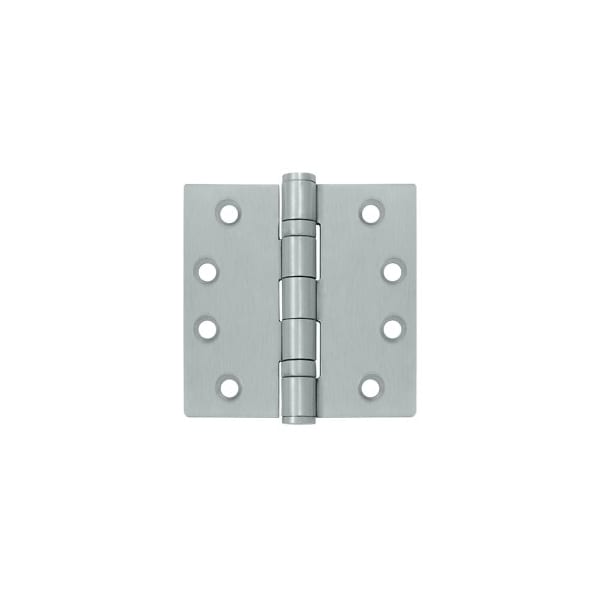 S44HDBB26D HD Square Hinges Brushed Chrome, 10PK
